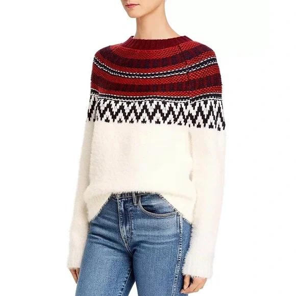 BB Dakota Sweaters Bb Dakota Pullover Sweater Fair Isle Knit